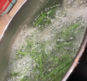 haricot verts blancheren