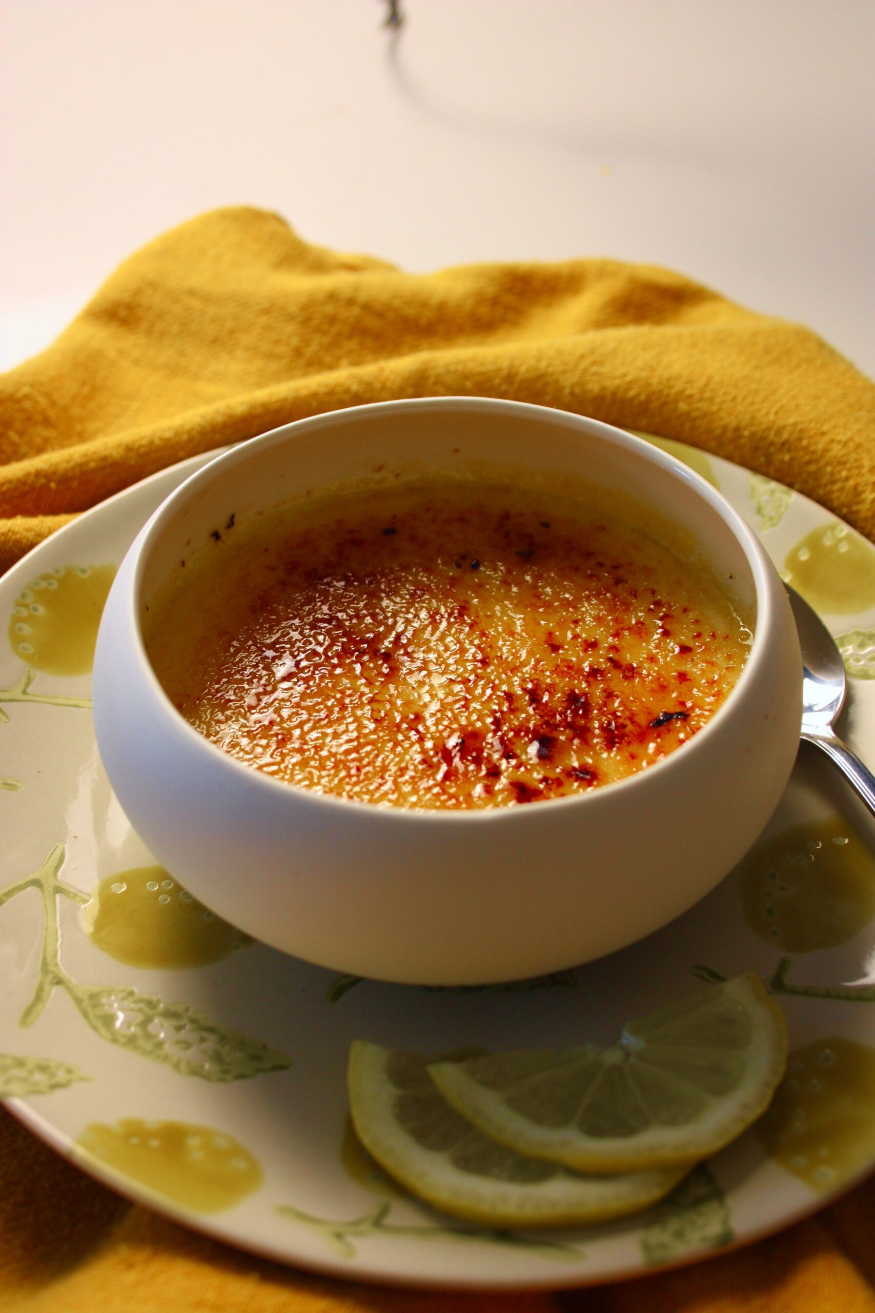 lemon creme brulee