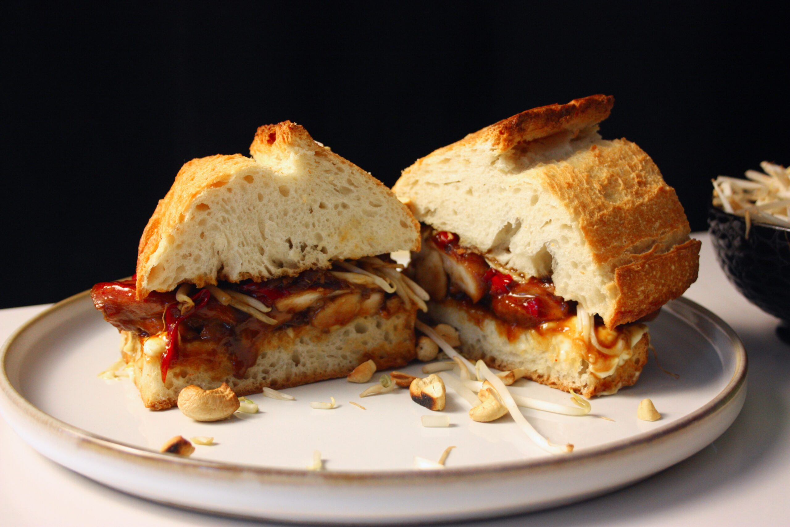 Hoisin chicken sandwich