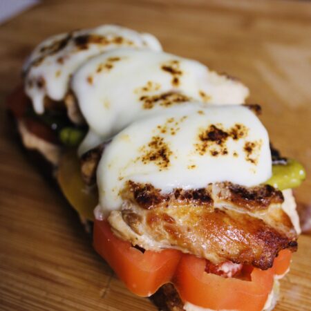 Chicken mozzarella sandwich